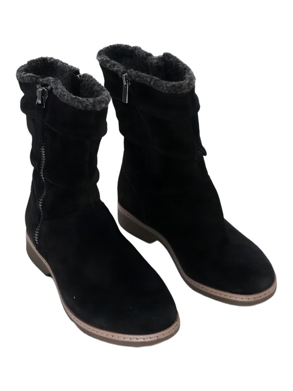 Earth Women's Hyland Cozy Water Repellent Boots Black Size 7M